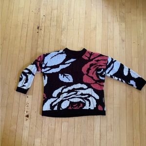 Urban Outfitters floral print sweater size L